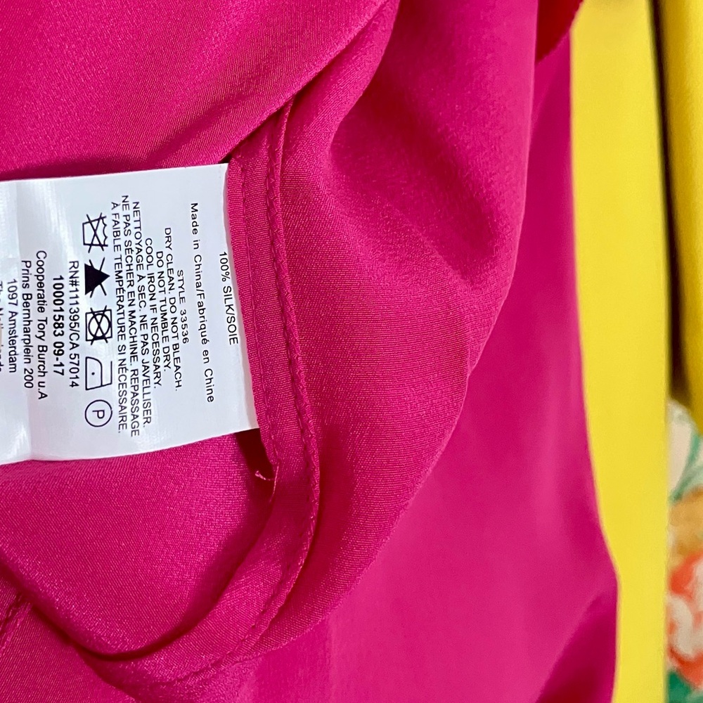 Tory Burch Fuchsia Pink Dress NWT - Picture 6 of 6